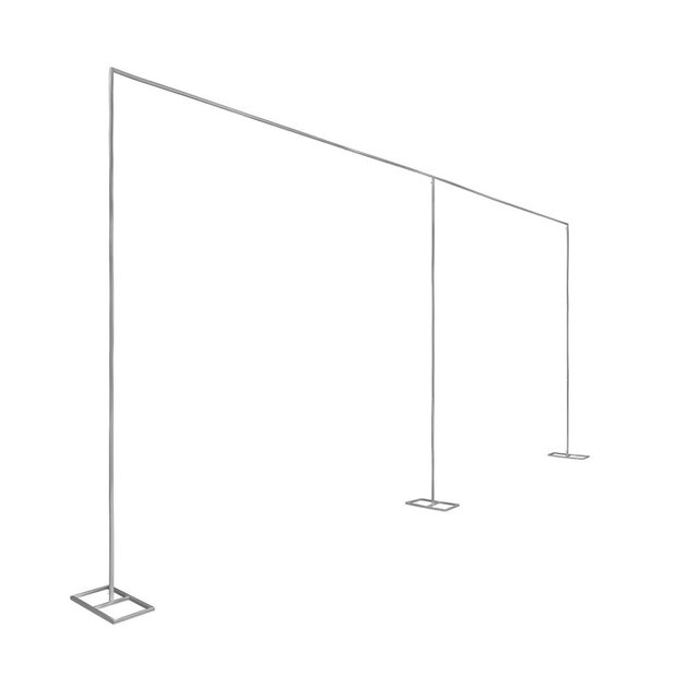 10FT x 20FT Backdrop Stand Heavy Duty with Base, Portable Adjustable Pipe and Drape Kit Metal Arch Frame for Wedding Baby Shower Birthday Parties Banquet Decorations