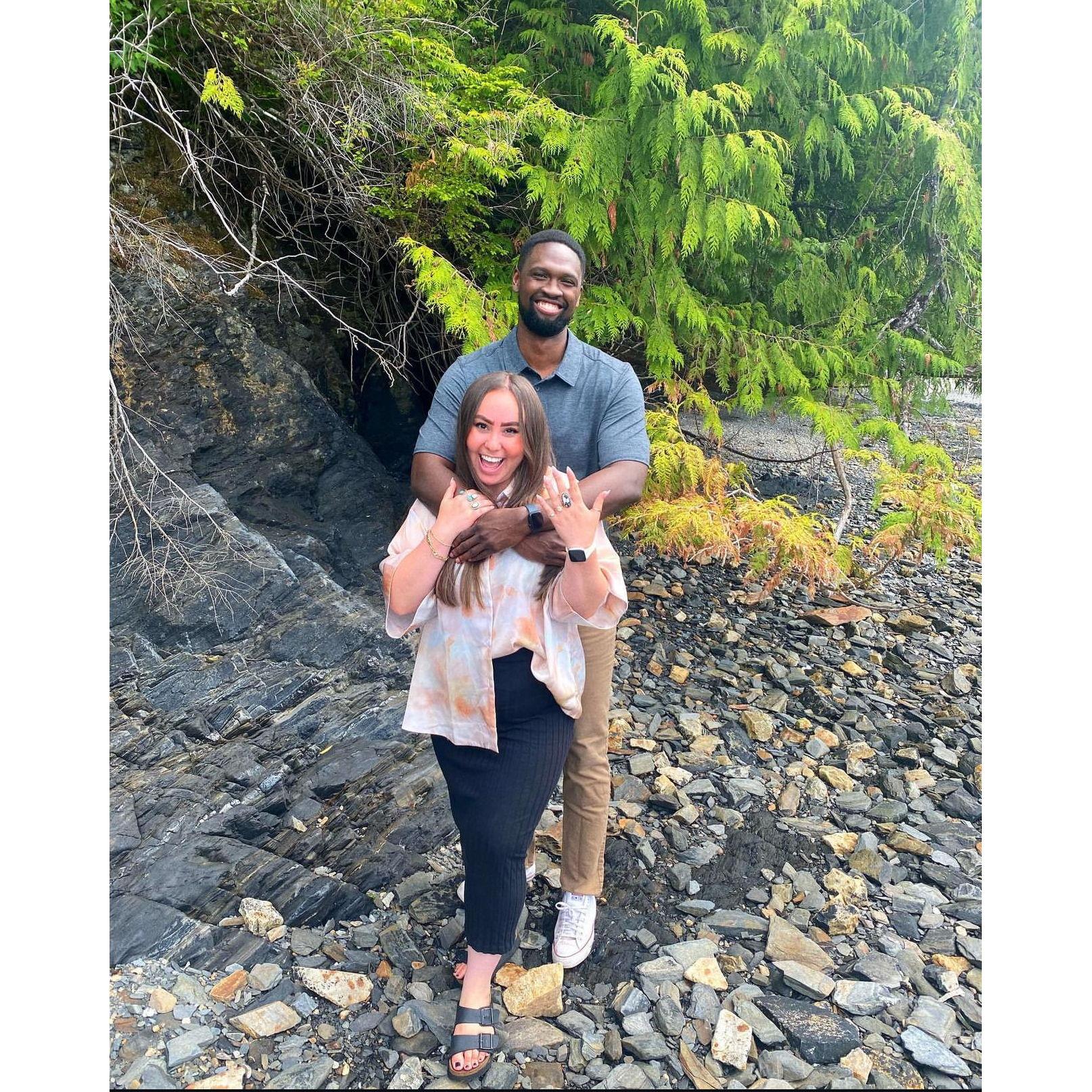 We were all smiles after our proposal. It couldn't have been more perfect - shoutout to Jared for pulling off something so epically romantic. Take notes, boys!