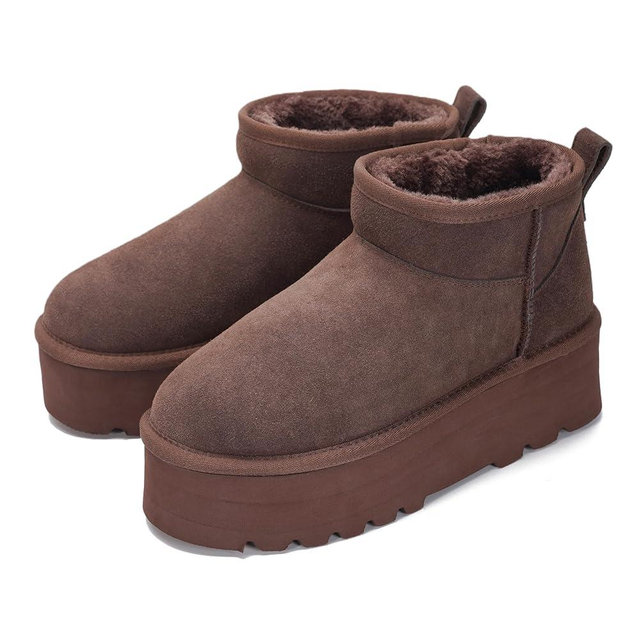 Project Cloud 100% Genuine Leather Ankle Boots for Women - Anti-Slip Memory Foam Insole Womens Boots - Lightweight Winter Womens Shoes, Ankle Booties for Women (Huggy)