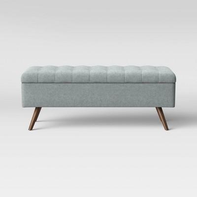 Arthur Tufted Storage Bench Gray - Project 62™