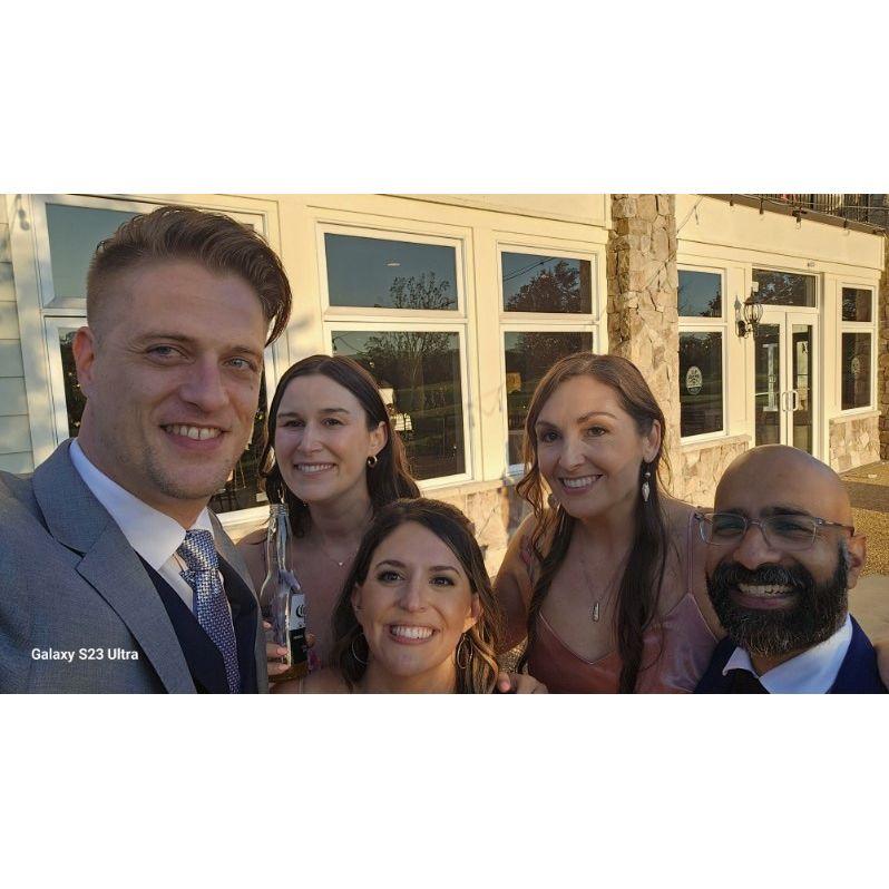 friends at Hil and Joes's wedding in VA