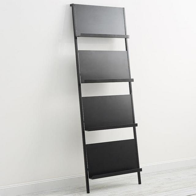 Temple Street 30" X 84" Bookcase, Black