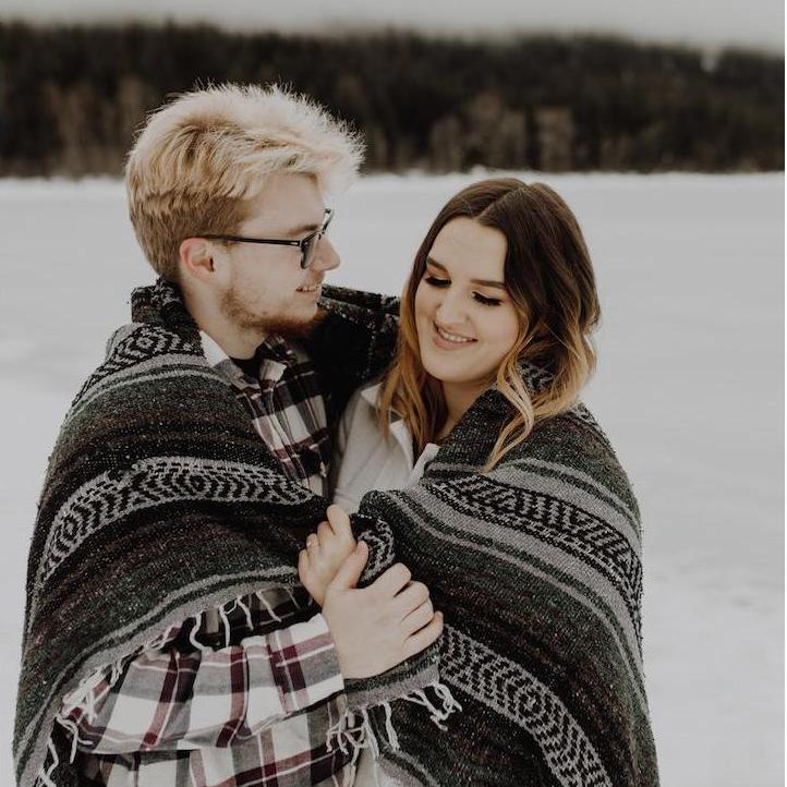 Our engagement photos by Maddy Hedman taken at Lake Wenatchee <3