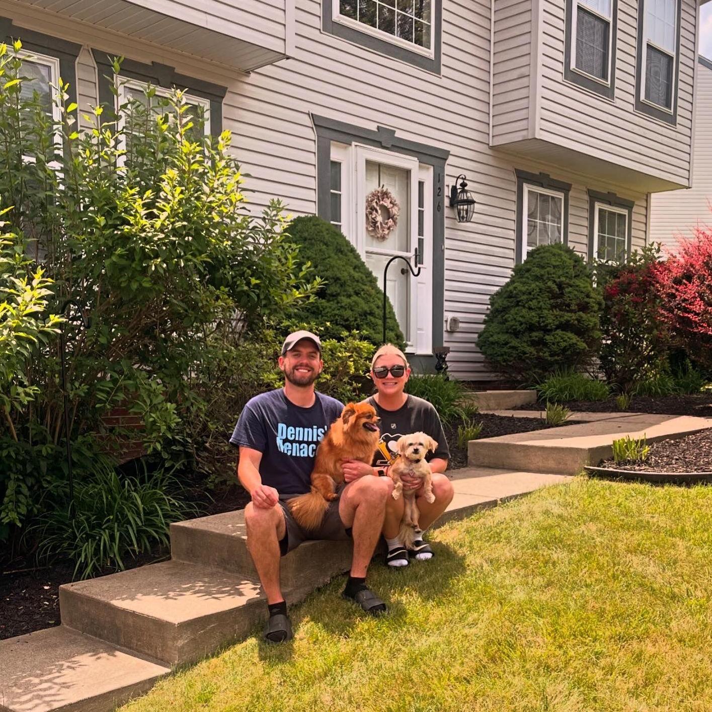 The day we moved in together!
