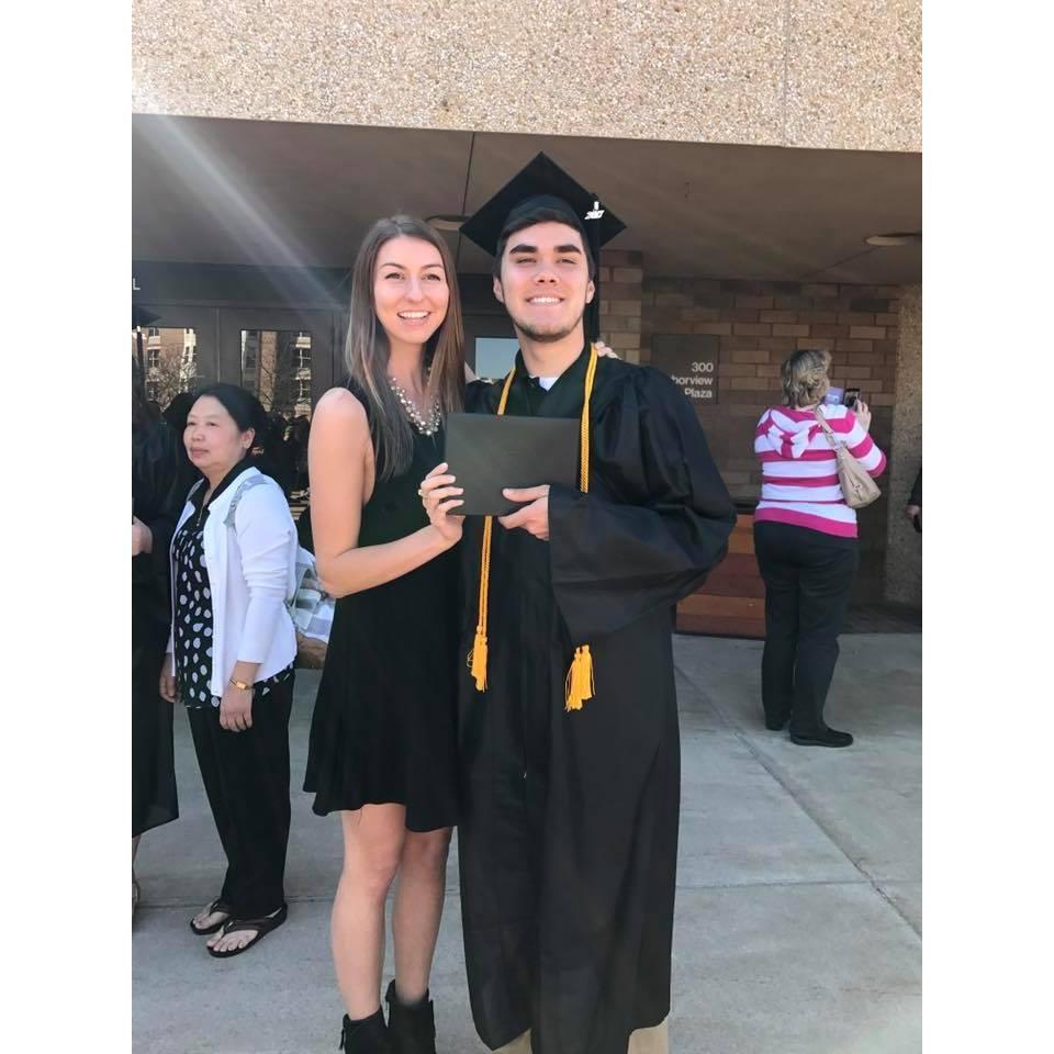 2017 - Logan's college graduation!