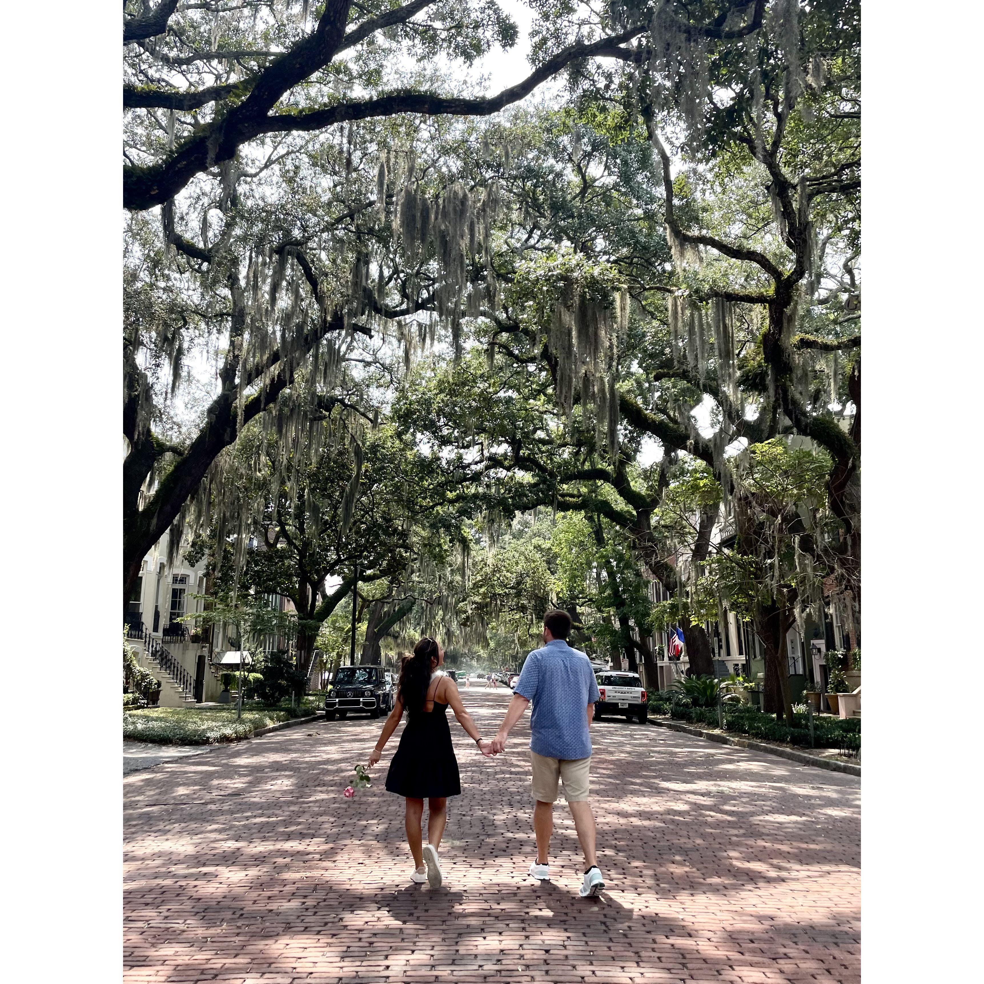 A day trip to Savannah during the Talbott Family trip to Hilton Head