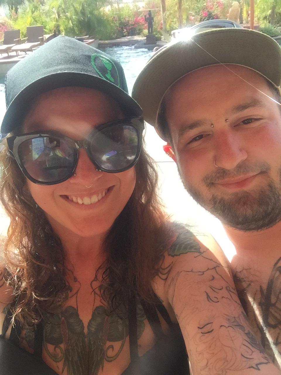 Our first trip together as an engaged couple. Palms springs for our 30th birthdays 2018