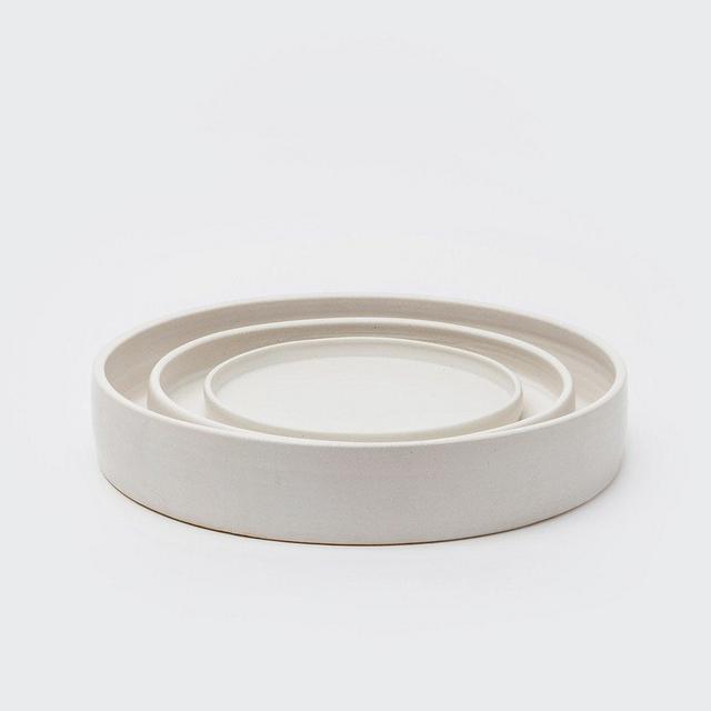 Coupe Tray Eggshell (Medium), Shoppe Amber Interiors