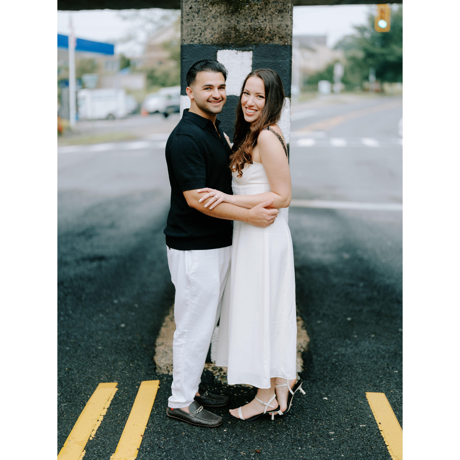 Our engagement shoot in Madison, NJ