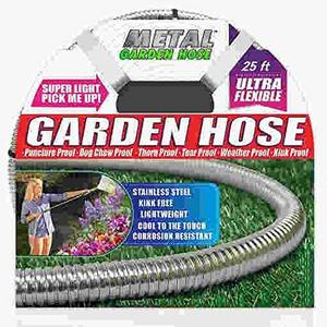 Metal Garden Hose (25')