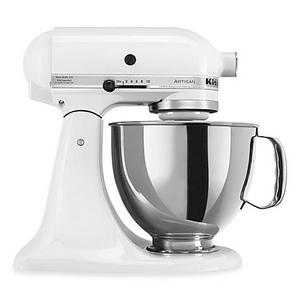 KitchenAid® Artisan® 5 qt. Stand Mixer in White/Silver