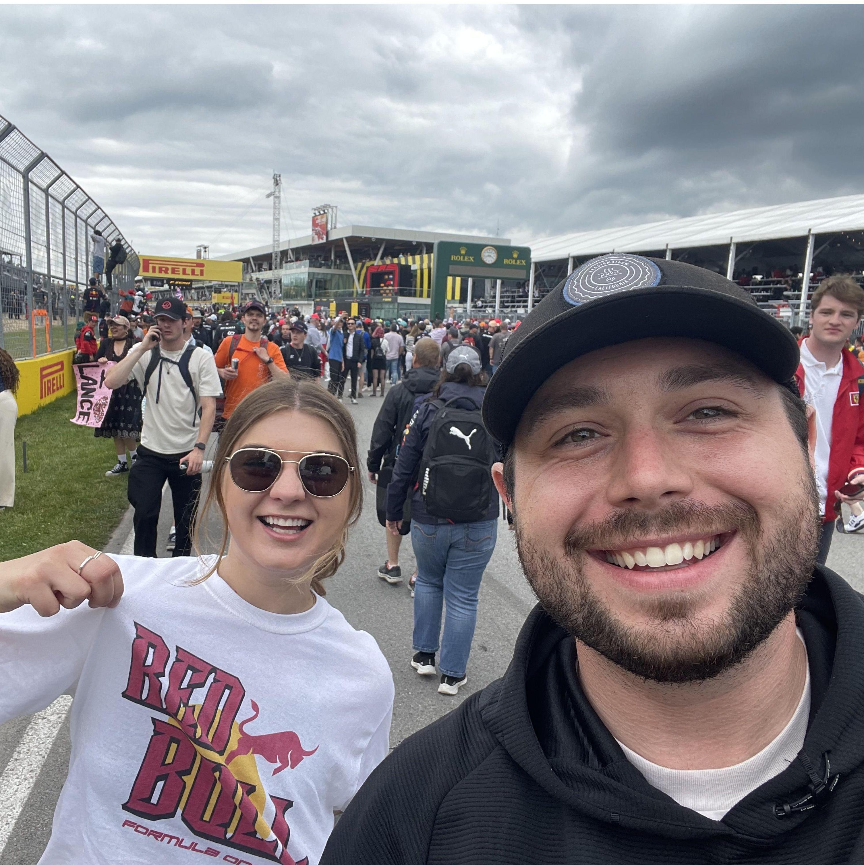 On the track after the Formula 1 race in Montreal, CA