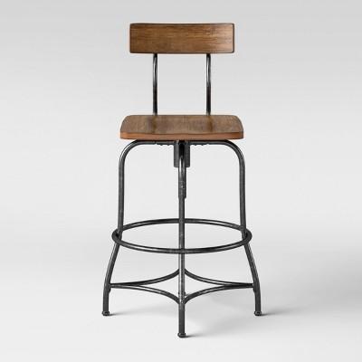 Woodsboro Adjustable Barstool - Threshold™