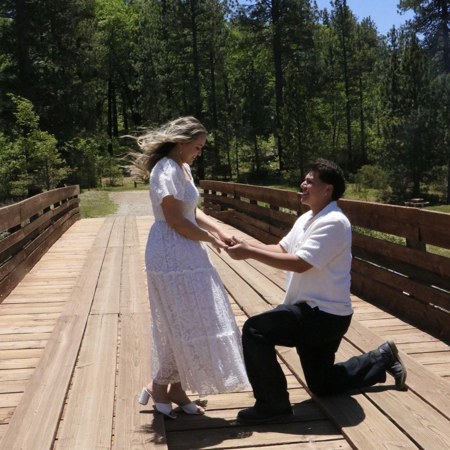 She said yes!
