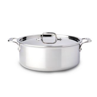 All-Clad Stainless Steel 6-Quart Stock Pot with Lid