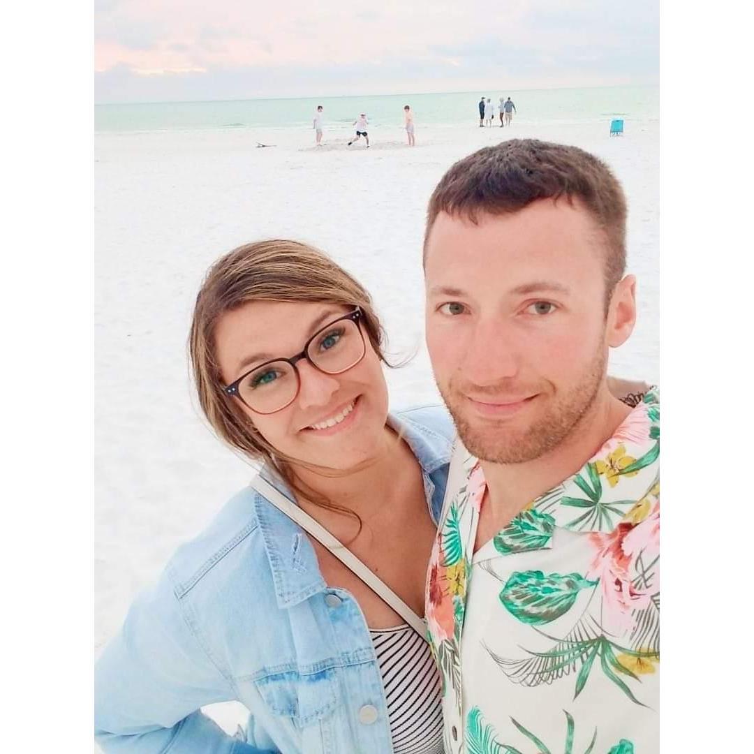 Our last night on Siesta Key in 2021.