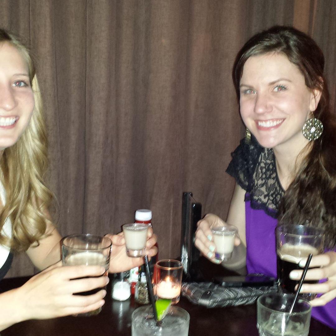 Ashley and her friend Emily.