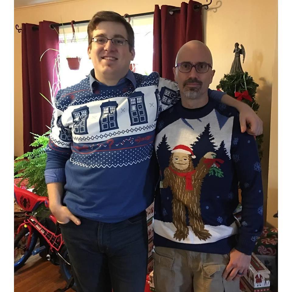 Keven and his Uncle Todd being the geeks that they are