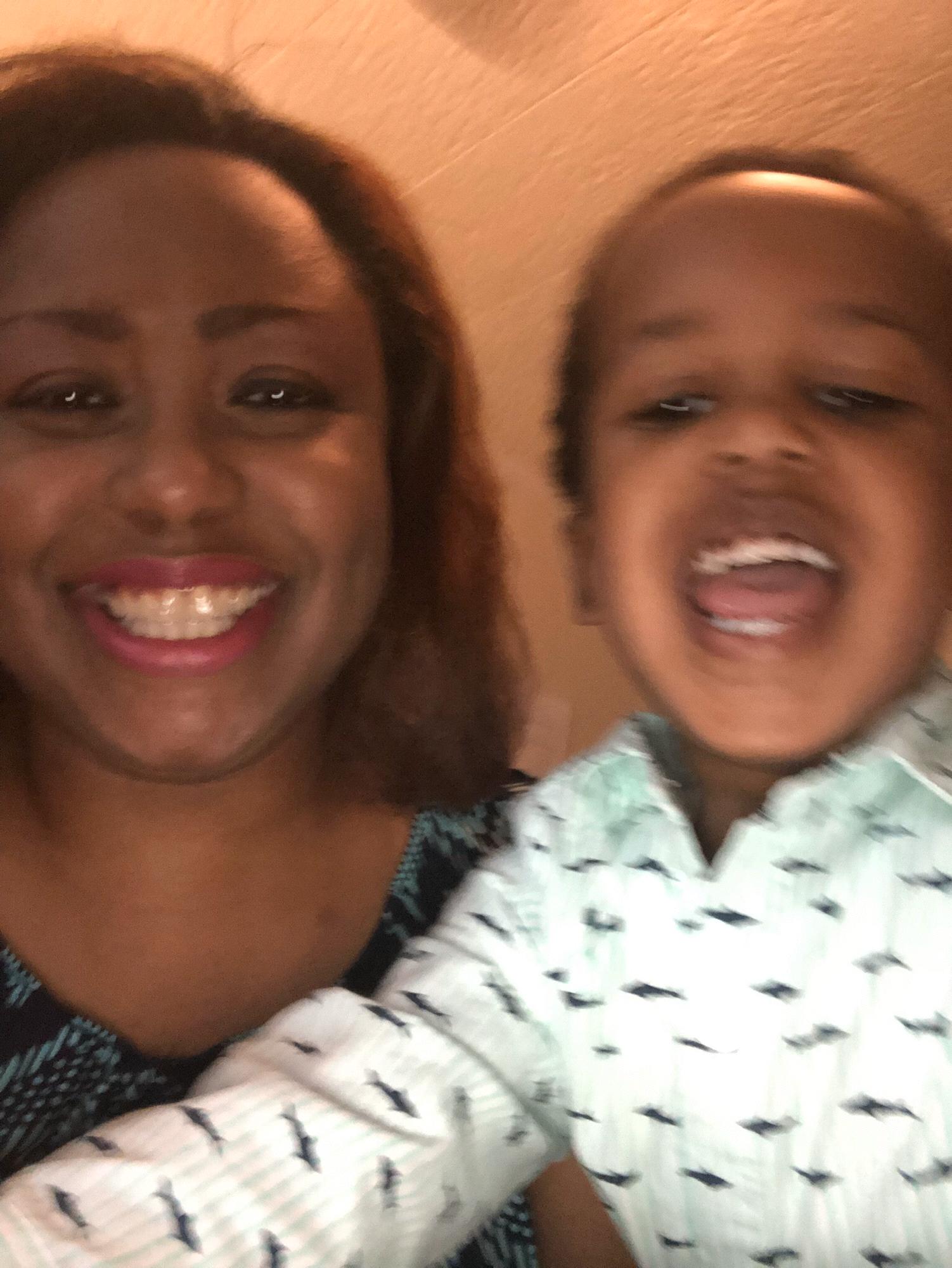 Silly face