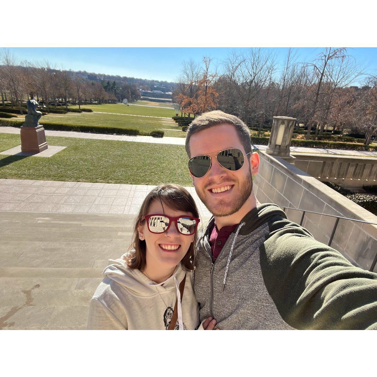 Mel's first time in Missouri!