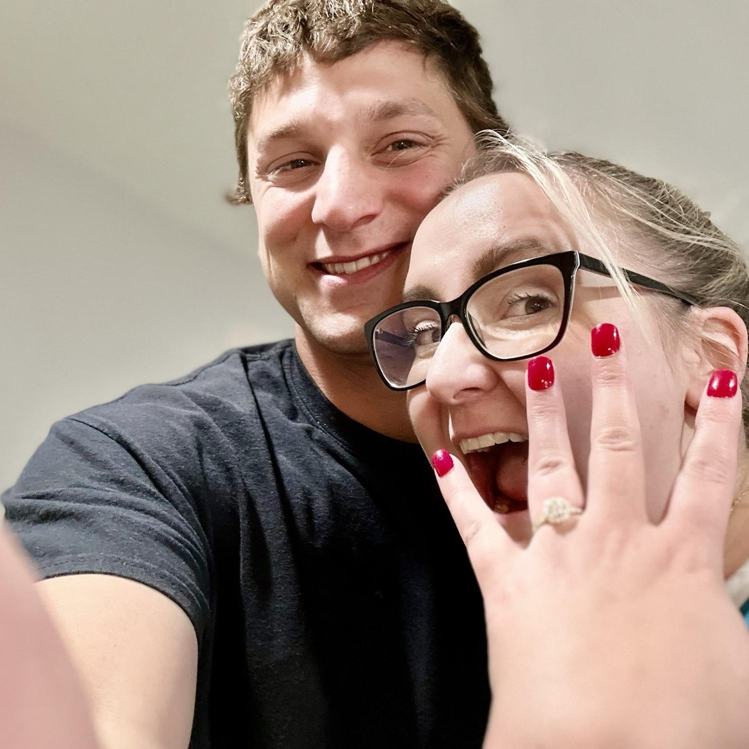 She said, “Yes!!!”