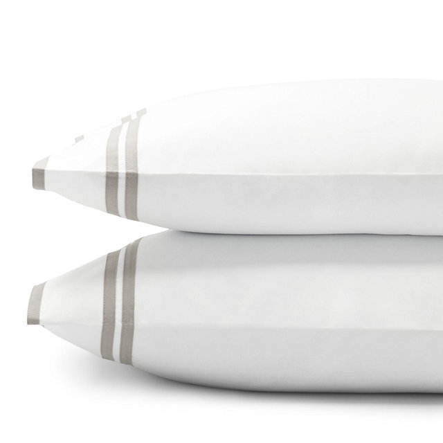 Matouk Meridian Standard Pillowcase, Pair