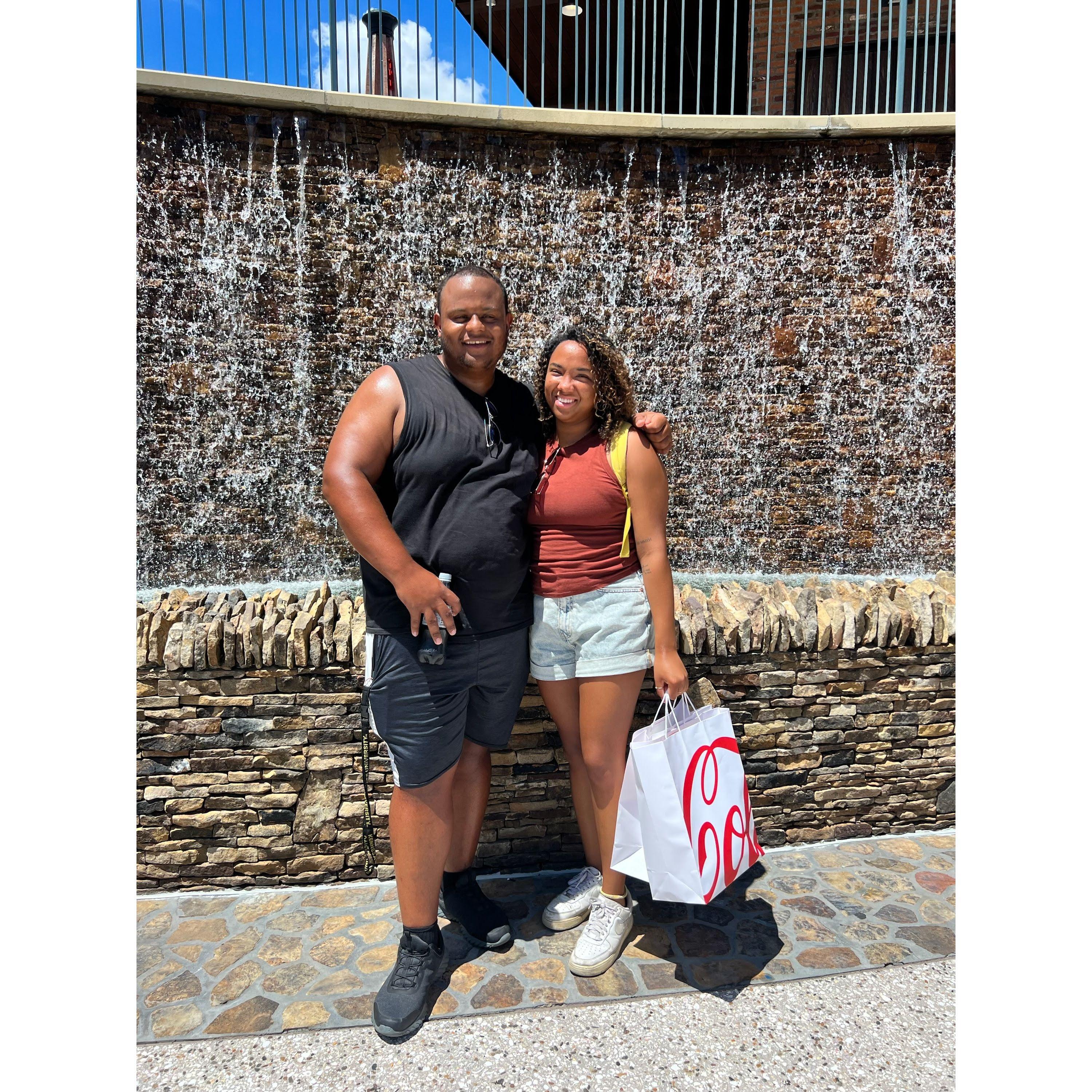 08/3/2022: The first official date that Thomas took Ariana on. He took her to Disney Springs in Florida!