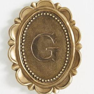 Louisa Monogram Gallery Wall Charm (G)