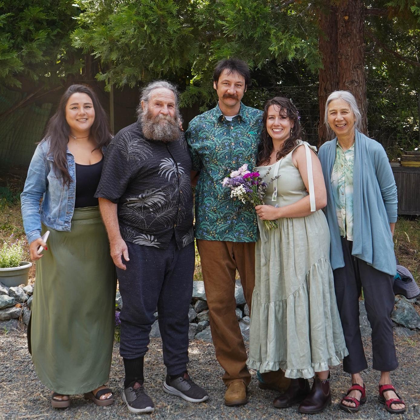 With Jesse's family