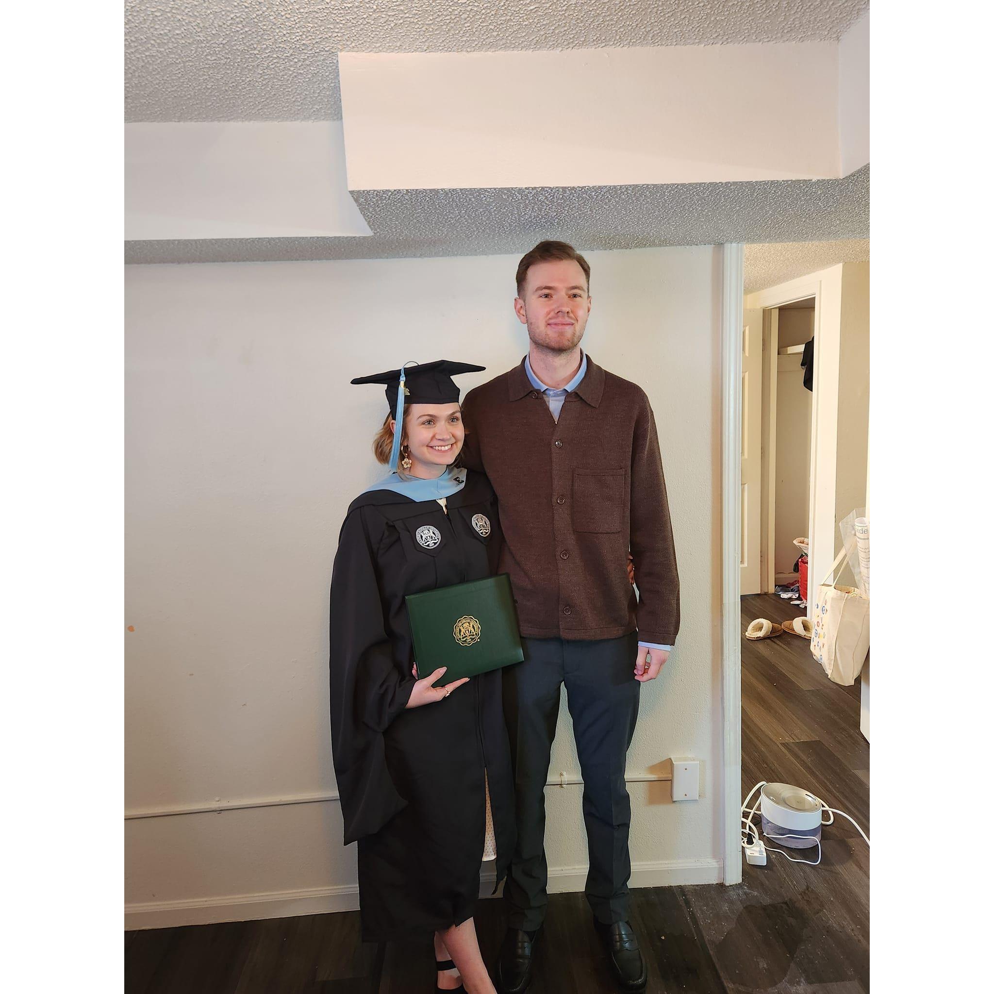 Kaitlyn's Master's Graduation 
December 2023