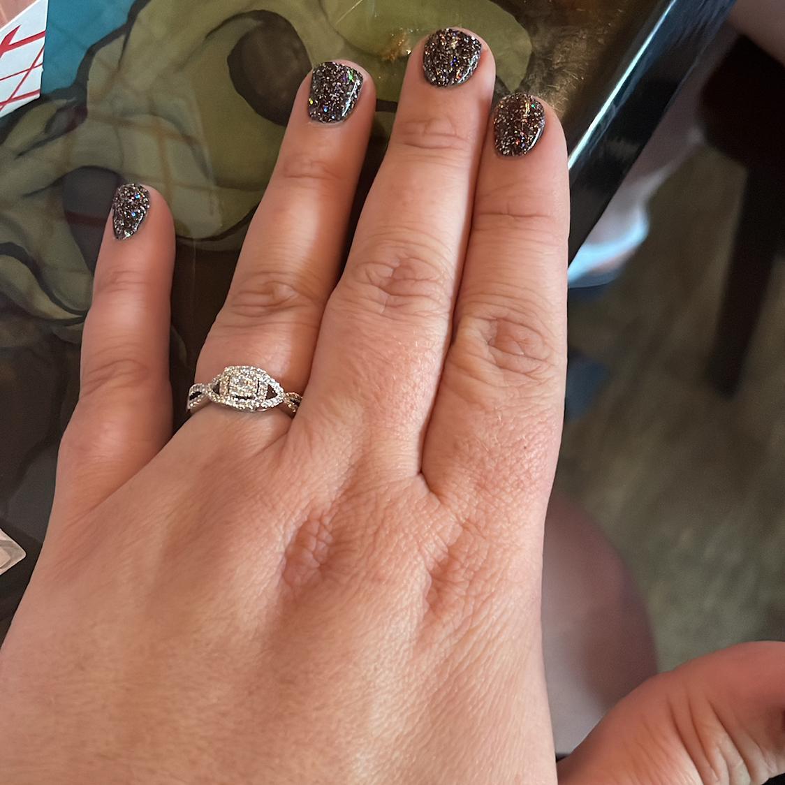 My ring after just getting it