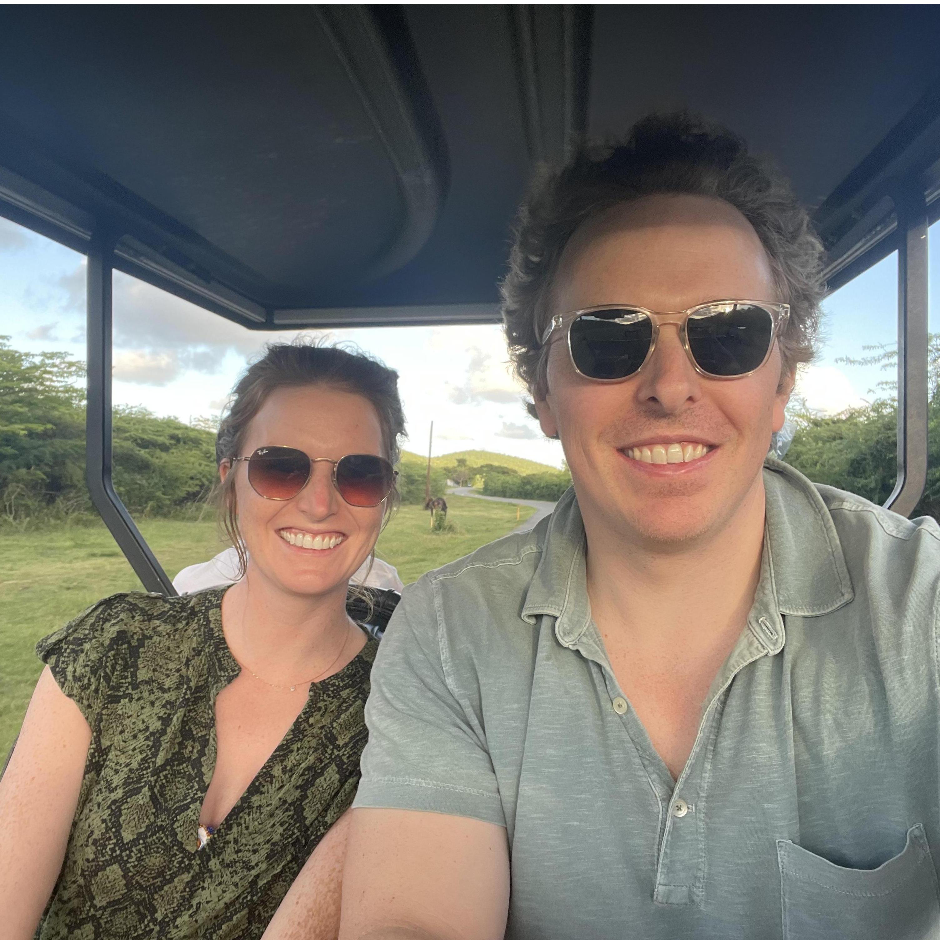 Driving the Club Car, Vieques, Puerto Rico
February 2022