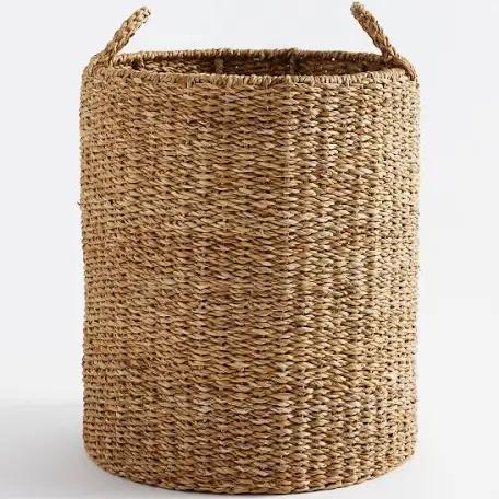 Safi Handwoven Seagrass Basket- Large Tote