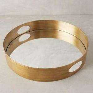 Brass Mirrored Tray