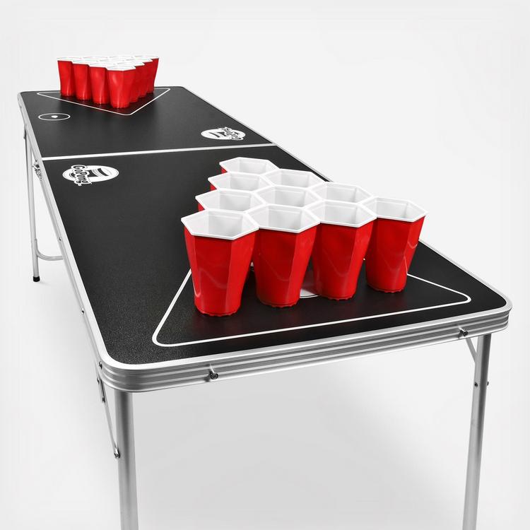 GoSports, GoPong Portable Folding Beer Pong Table - Zola