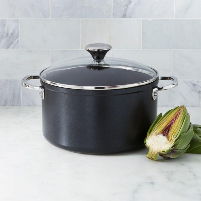 Le Creuset ® Toughened Non-Stick Pro 6.3-Qt. Stockpot with Glass Lid