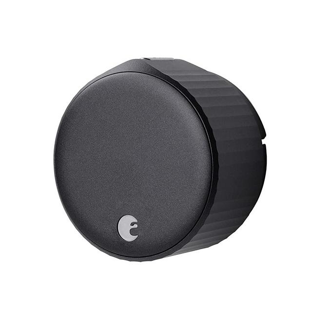 August Wi-Fi Smart Lock, 4th Generation (Matte Black)