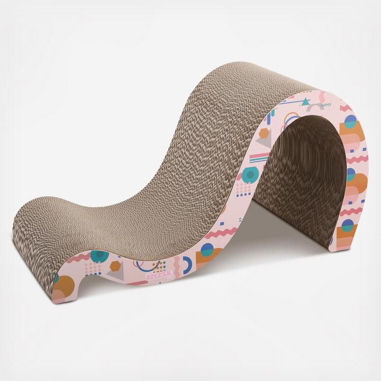 The Licker Store, Kona Double-Sided Wave Cat Scratcher with Catnip