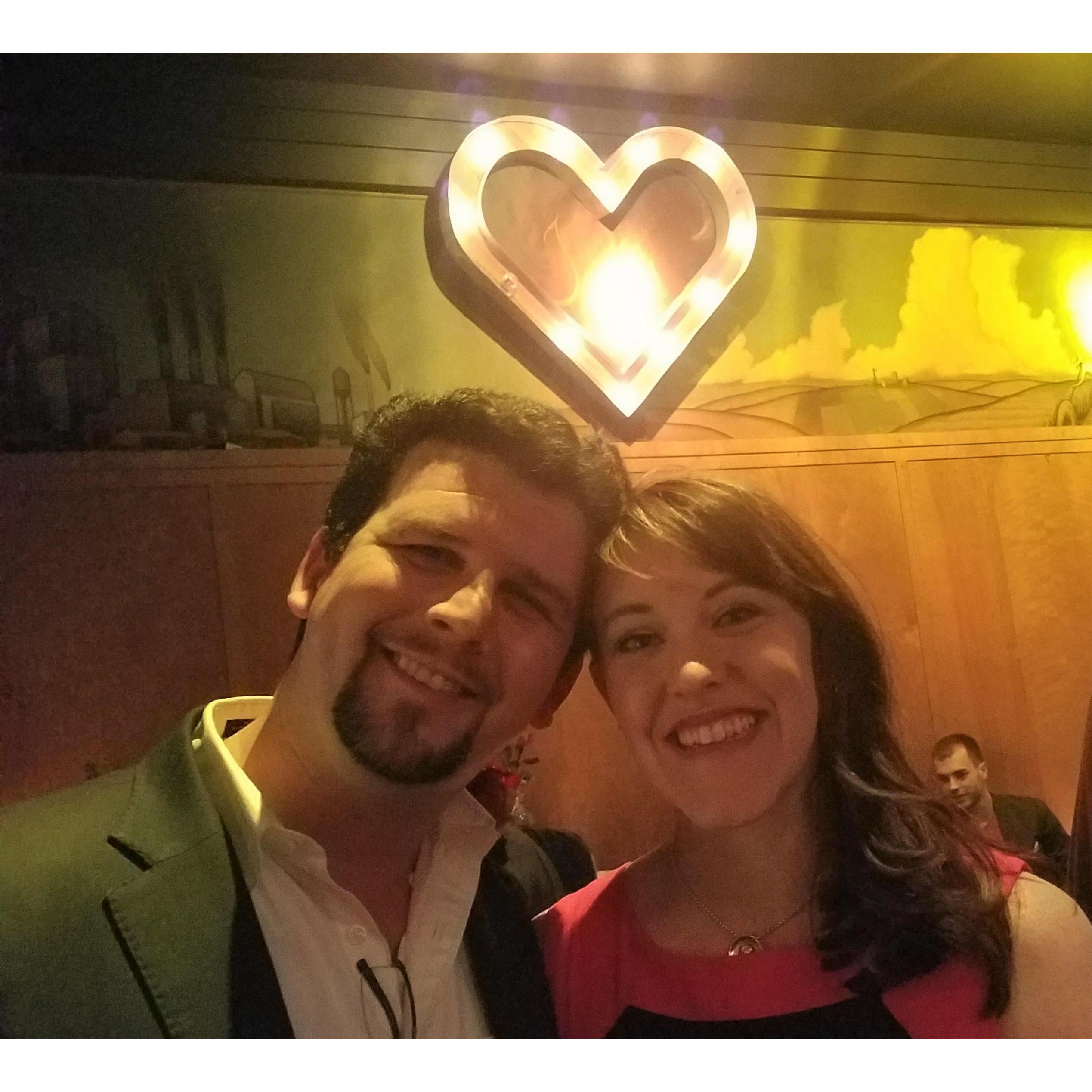 Valentines Day Love, at our favorite local SF Jazz spot.... Club Deluxe