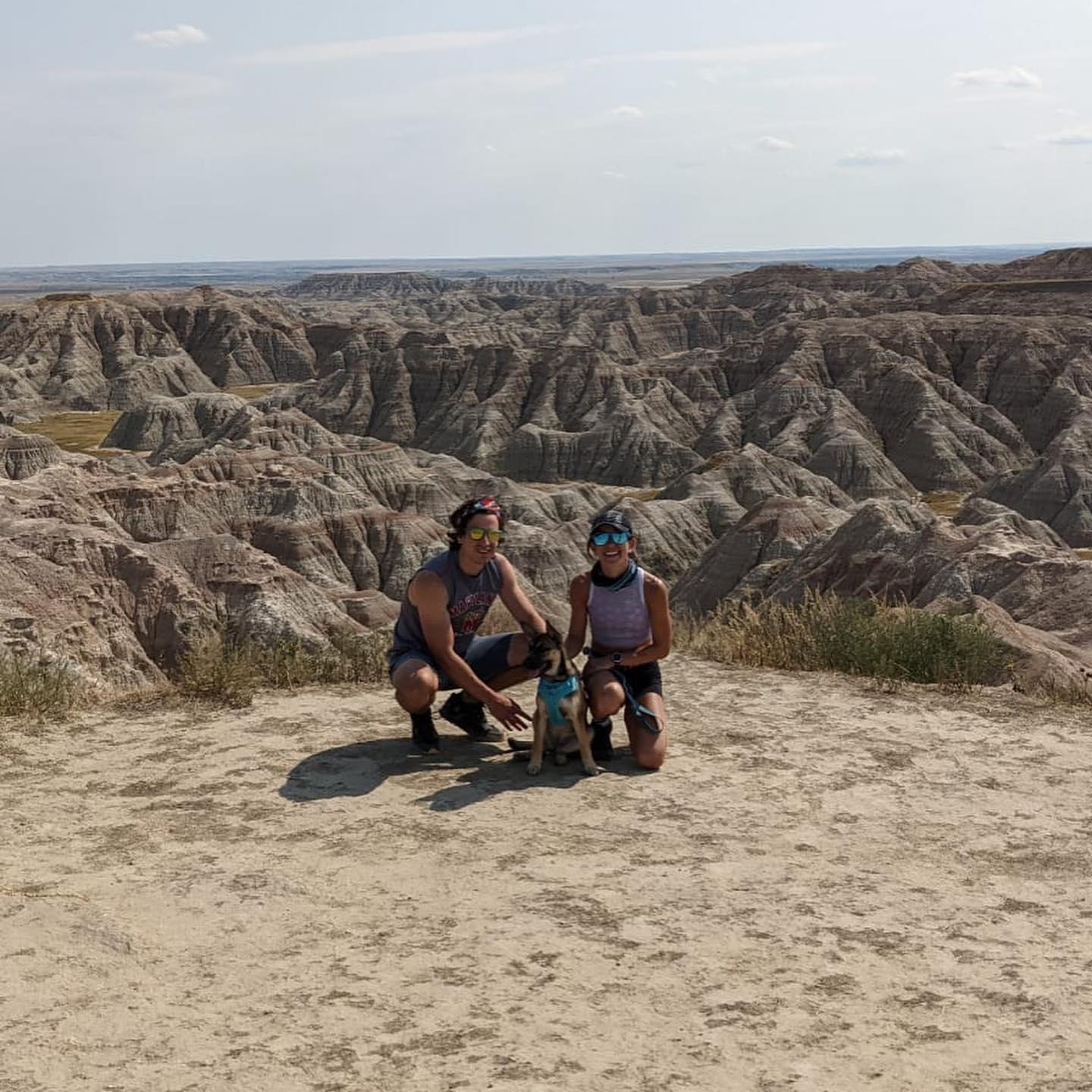 First camping trip with Zora in Badlands National Park, South Dakota