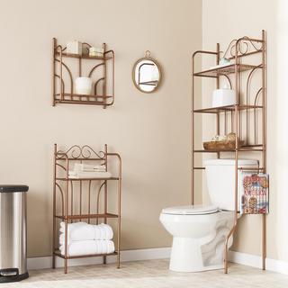 3-Piece Bronze Scroll Bath Collection