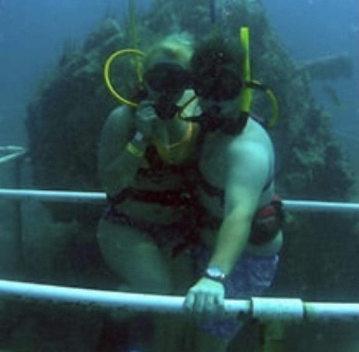 First time scuba diving together