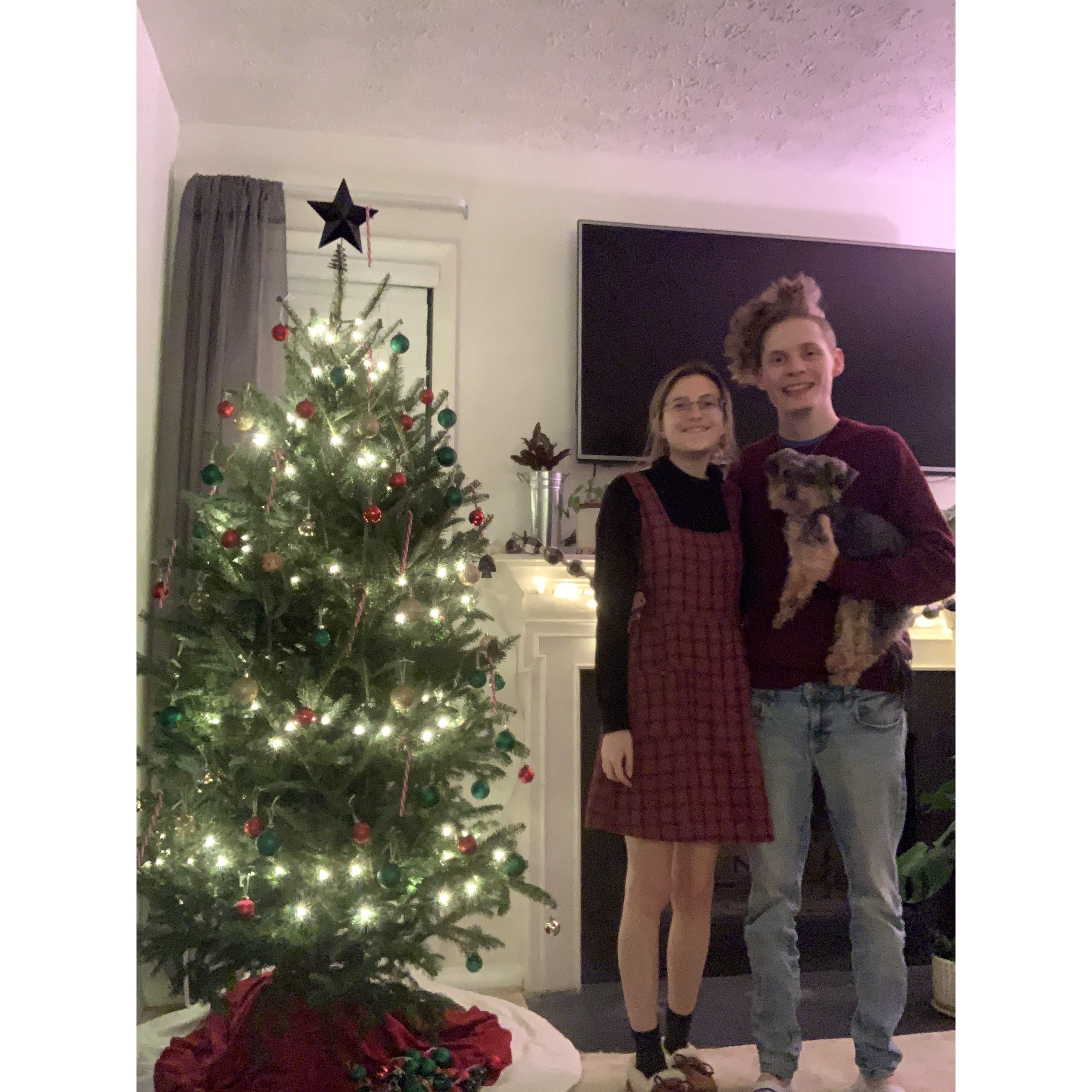 Our first Thanksgiving together in Georgia.