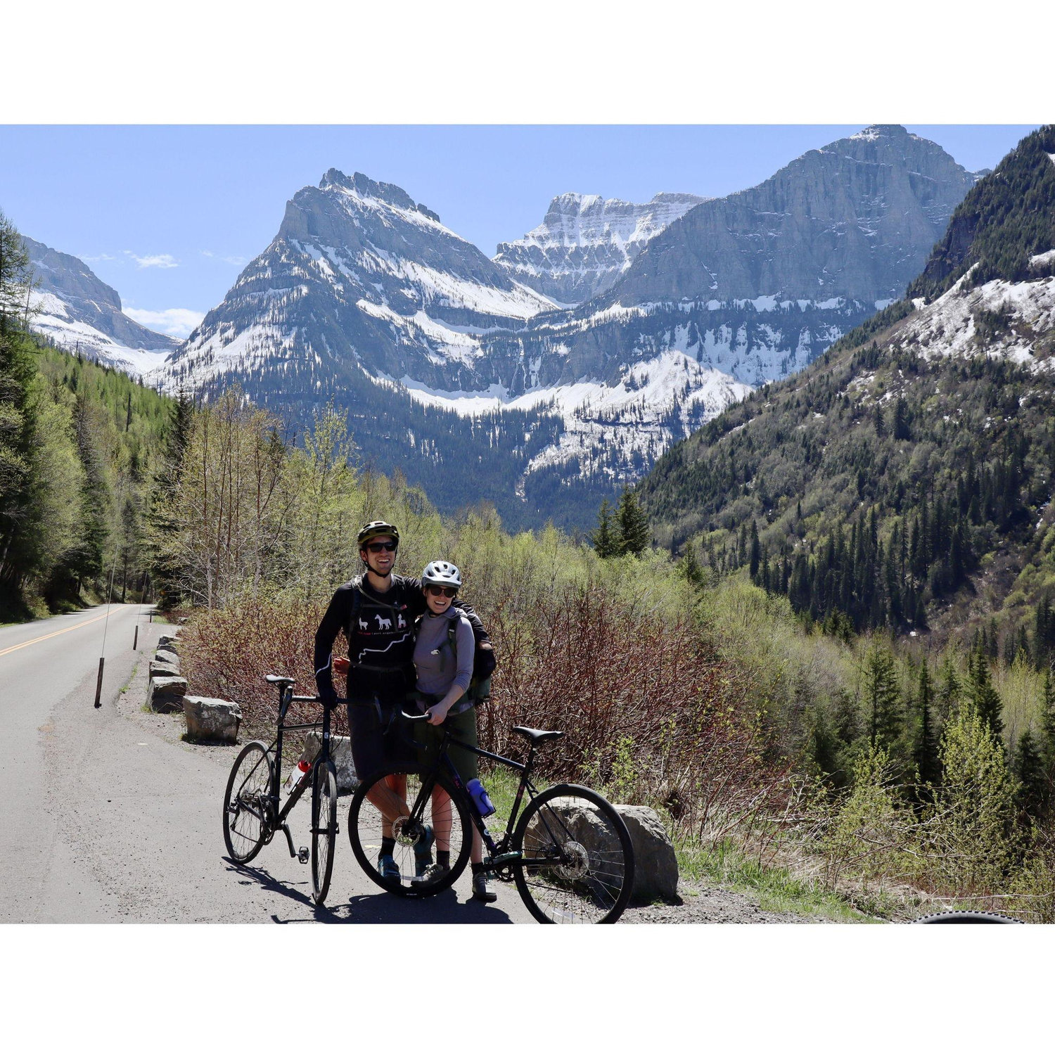 Biking Going to the Sun Road! May 2021