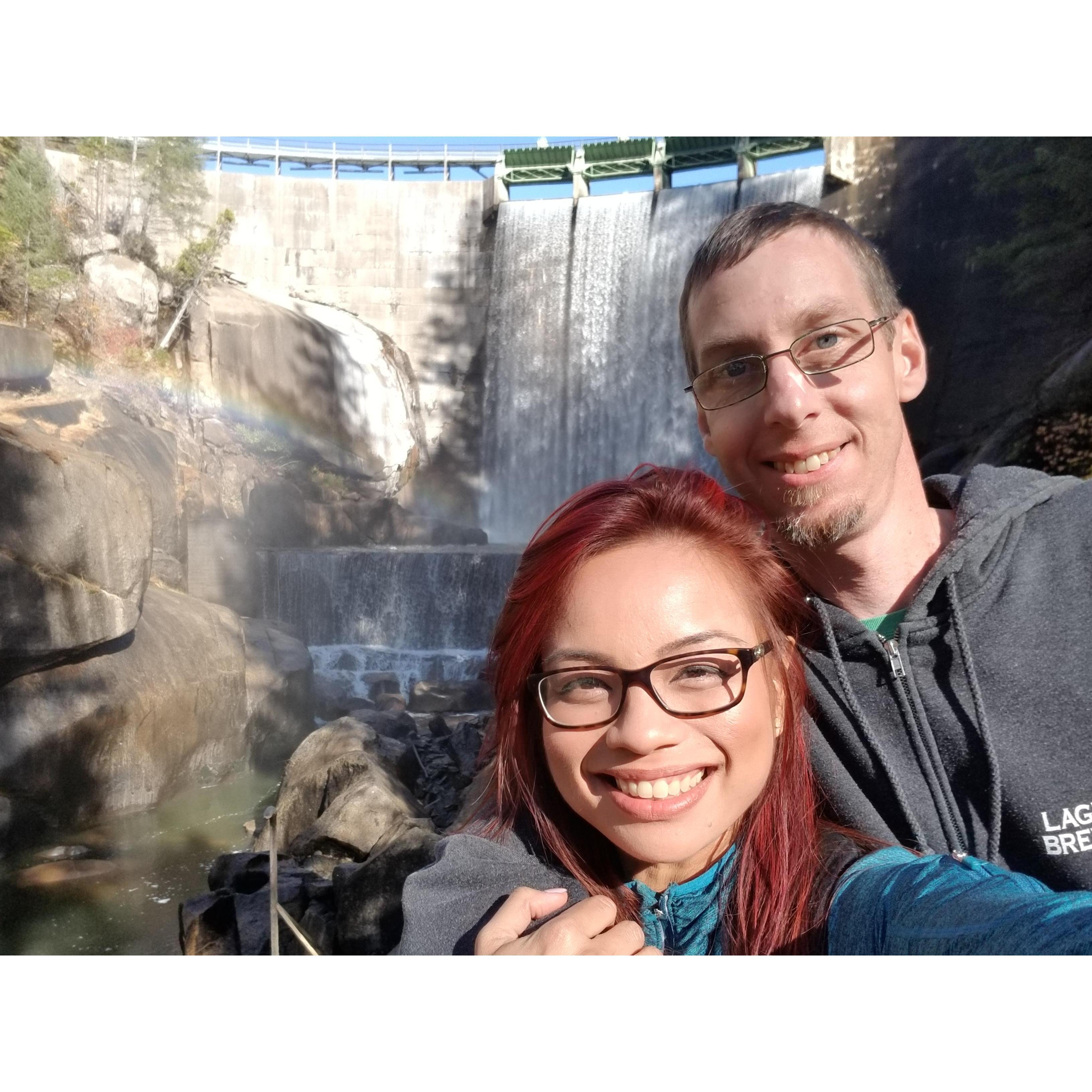 Our very first hike together at Lyons Lake.