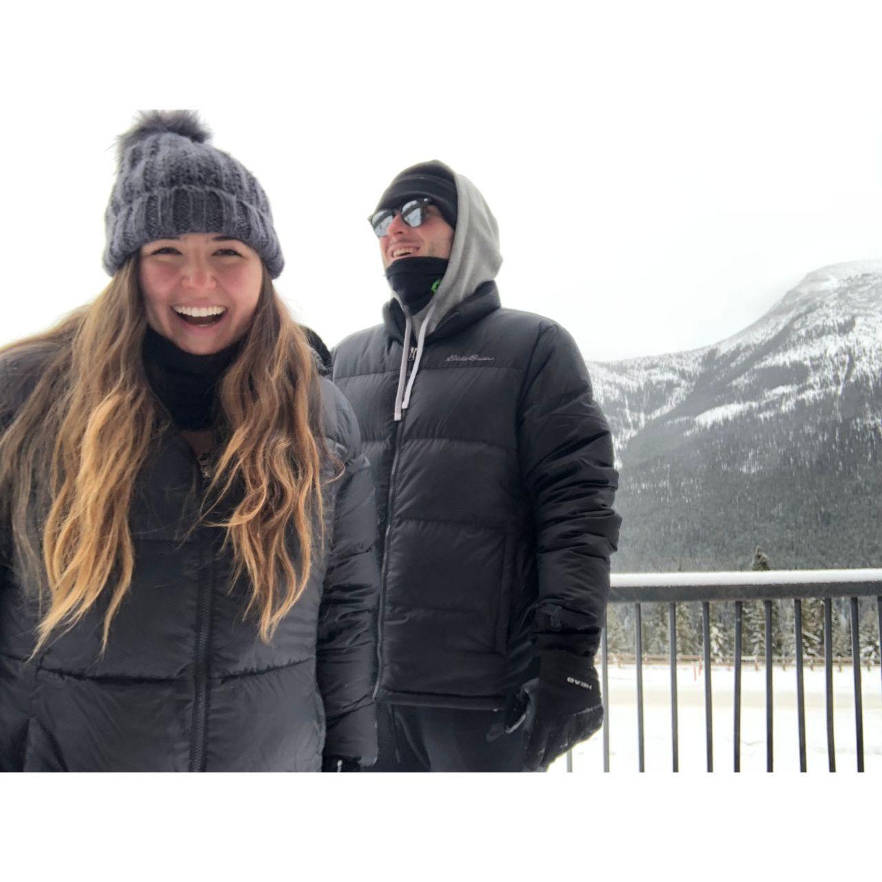 First international trip: Banff Canada, January 2020