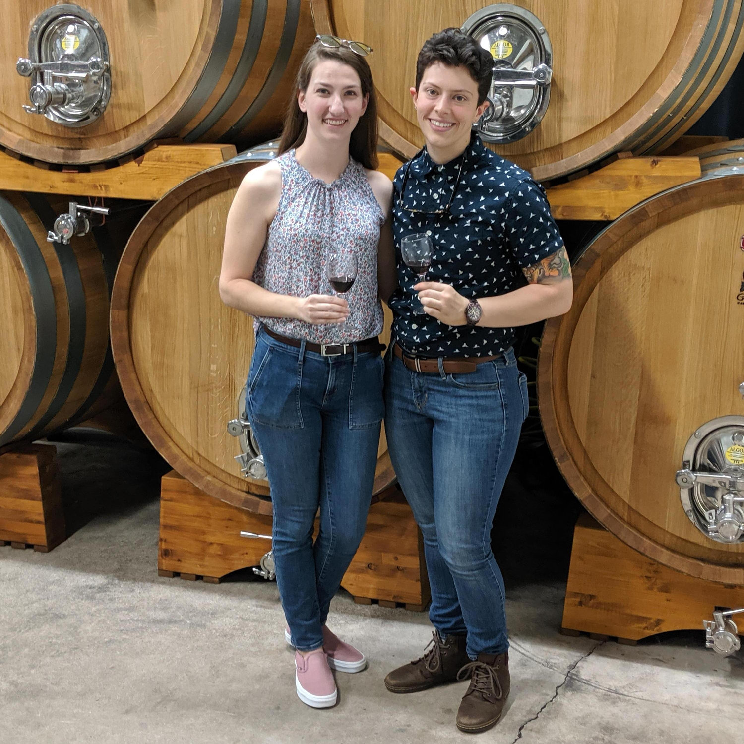 Wine and cheesing on a wine tour in Niagara-on-the-lake, Canada (2019)