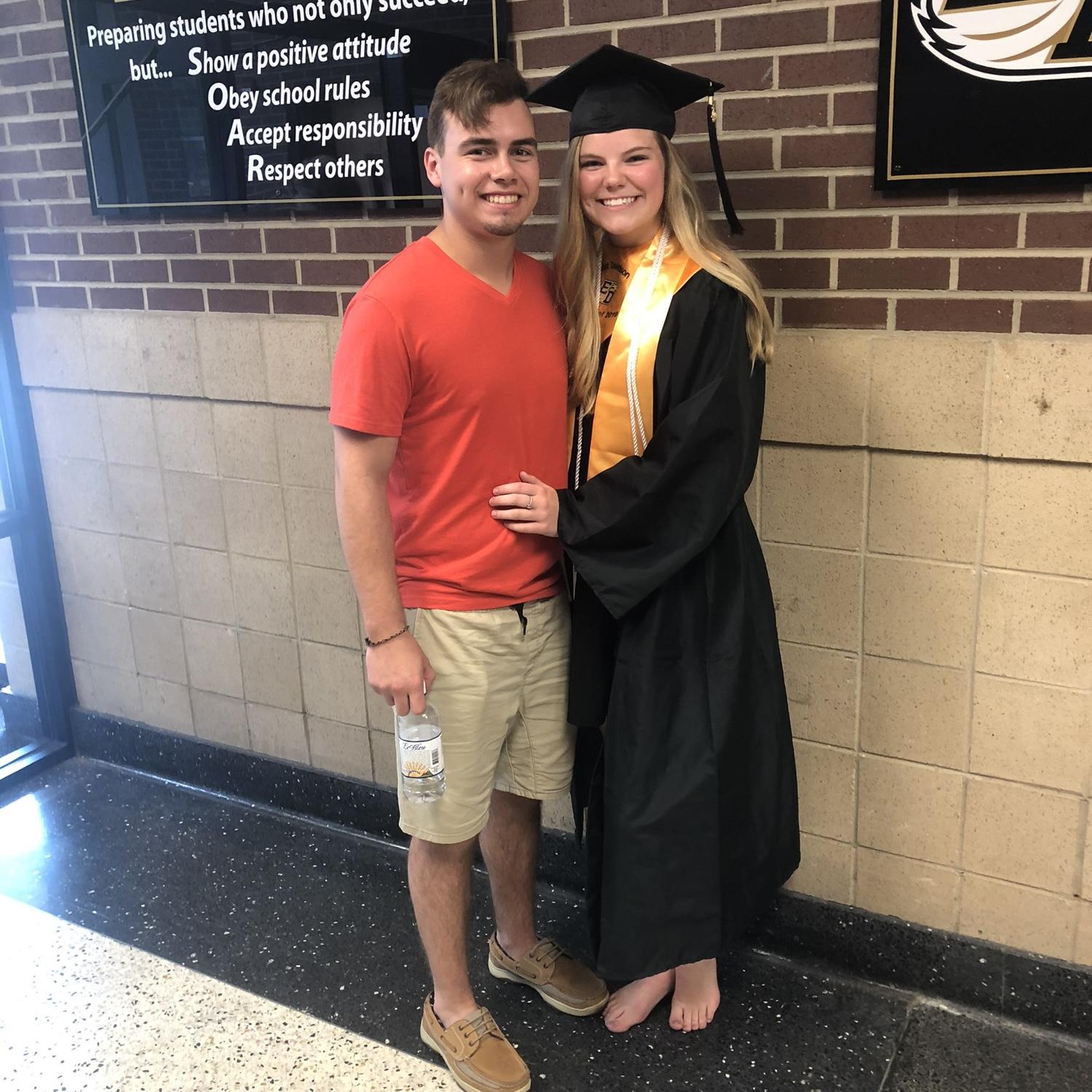 Becca’s high school graduation (2019)