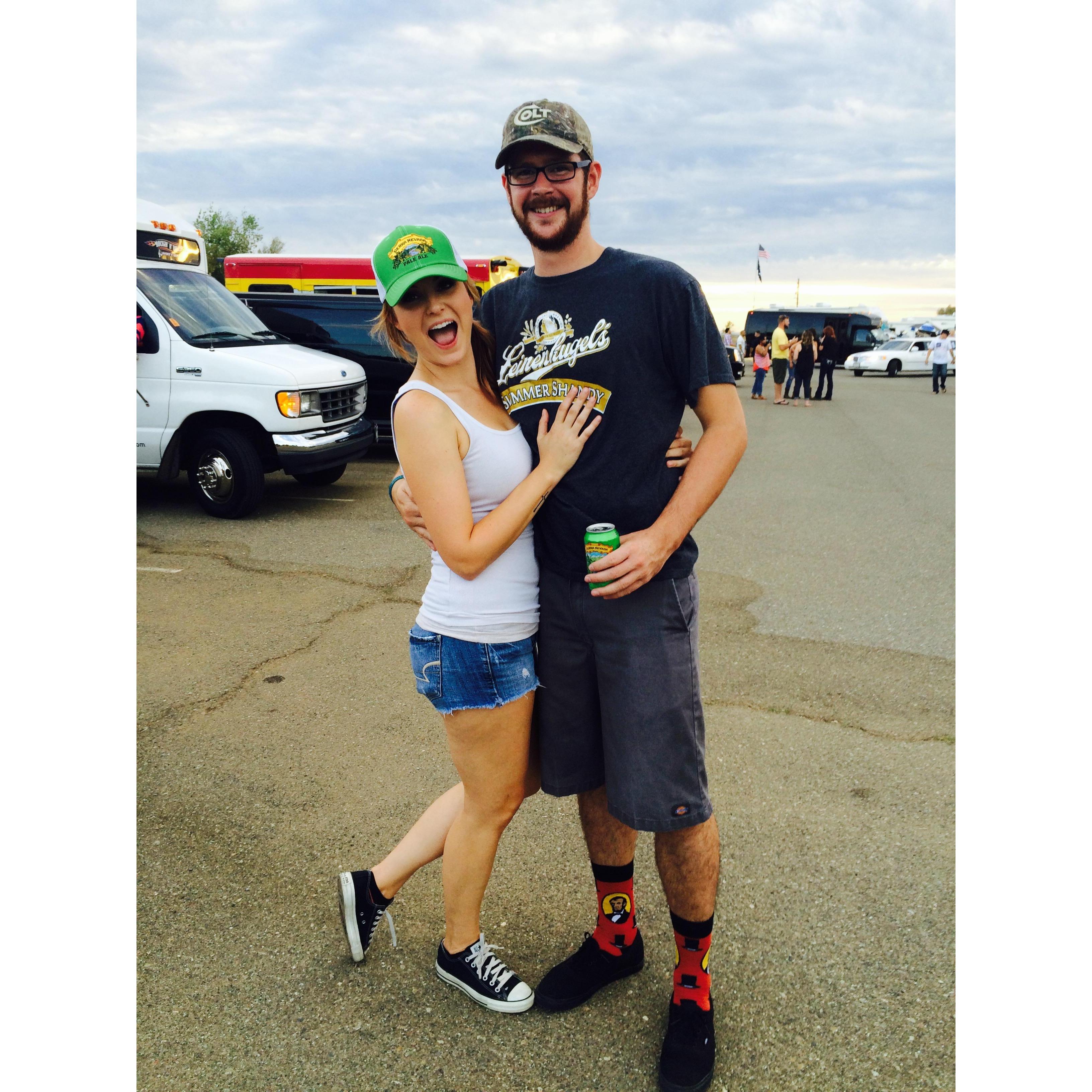 One of the first (of many) concerts we went to together!