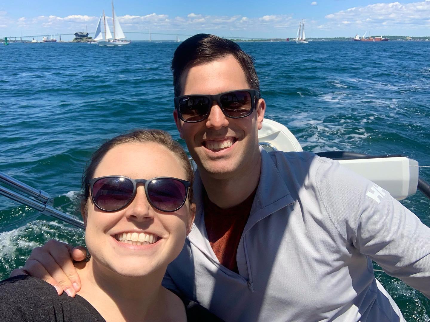 Sailing with the parents of the bride on No Worries